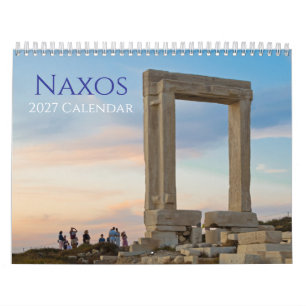 Naxos 2026 Greek Island Calendar