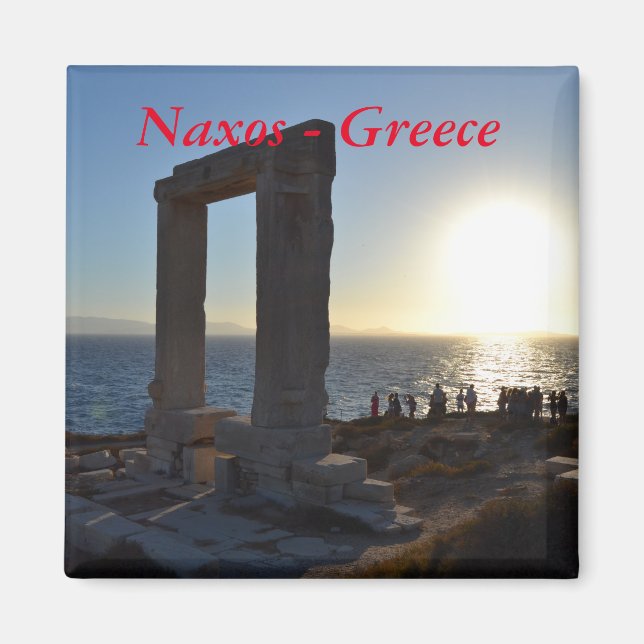 Naxos Greece Magnet (Front)