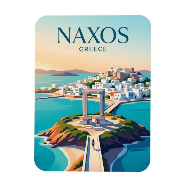 Naxos Greece Magnet (Vertical)