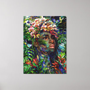 “Nayari” - Jungle Mirage - Women In Amazonia Canvas Print