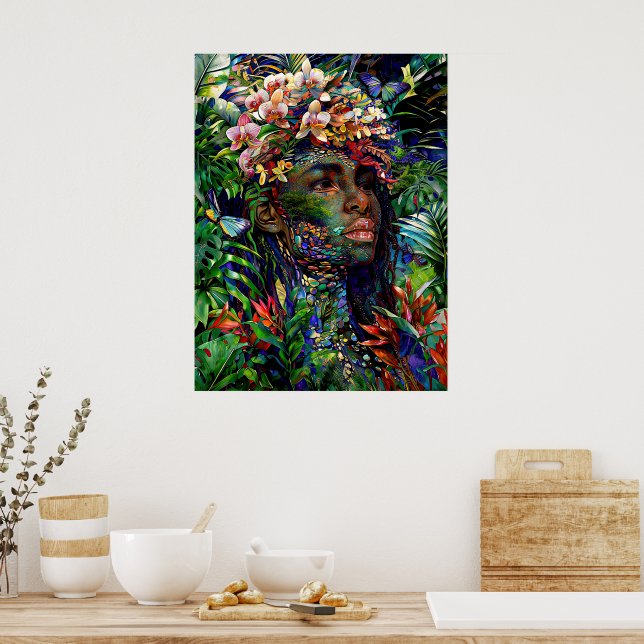 “Nayari” - Jungle Mirage - Women In Amazonia   Poster (Kitchen)