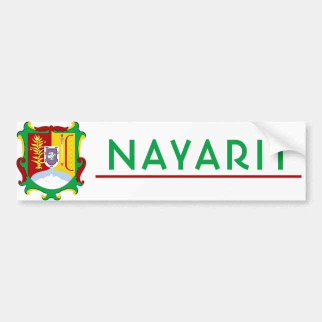 Nayarit Bumper Sticker (Front)