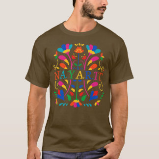 Nayarit Shirt Nayarit Flower Nayarit Otomi Mexico 