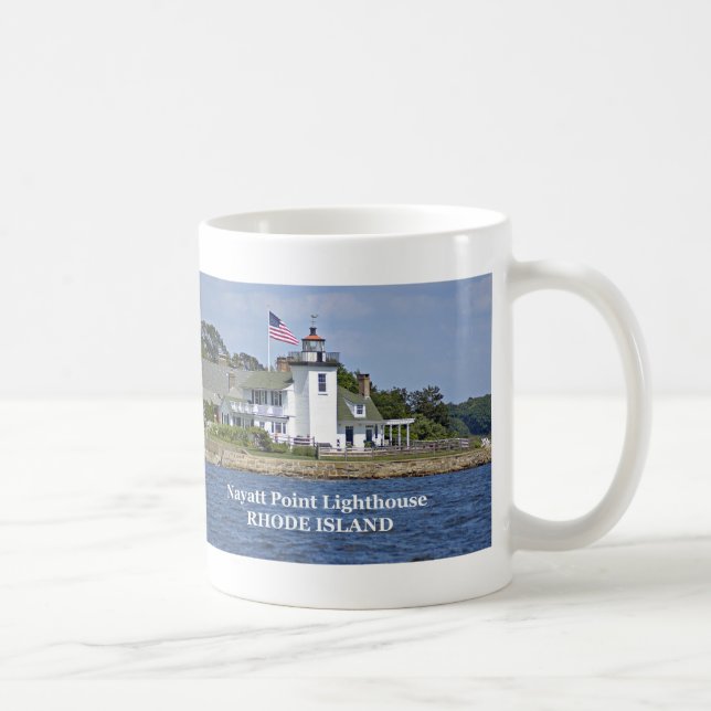 Nayatt Point Lighthouse, Rhode Island Mug (Right)