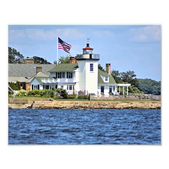 Nayatt Point Lighthouse, Rhode Island Photo Print (Front)