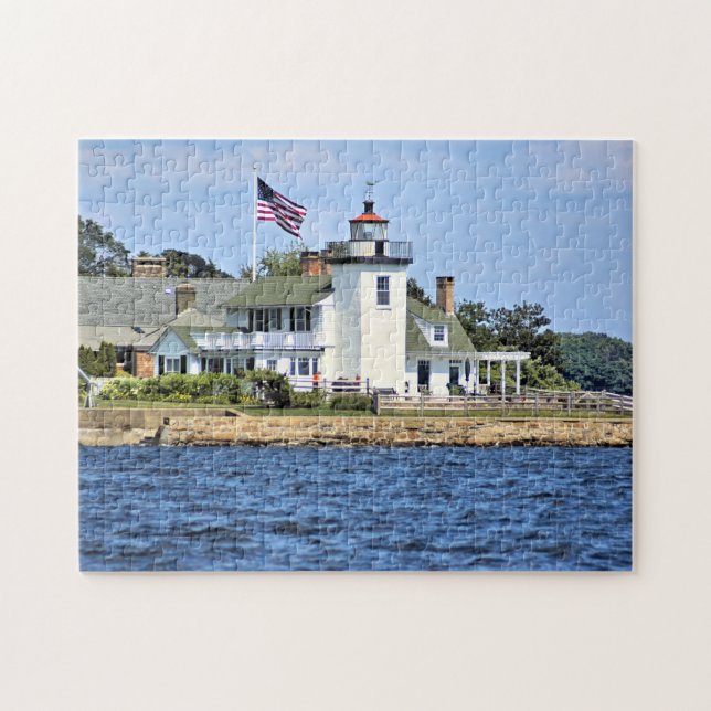 Nayatt Point Lighthouse, Rhode Island Puzzle (Horizontal)