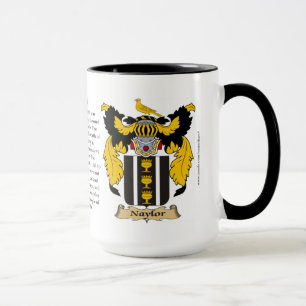 Naylor Family Coat of Arms Mug