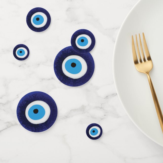 Nazar Evil Eye Protection Symbol Confetti (Group)