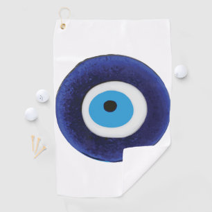 Nazar Evil Eye Protection Symbol Golf Towel