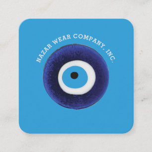 Nazar Evil Eye Protection Symbol Square Business C Card