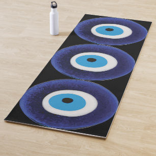 Nazar Evil Eye Protection Symbol Yoga Mat