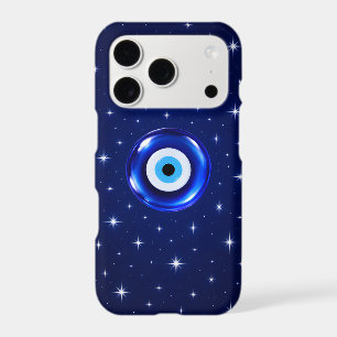 Nazar Eye & Stars Night Sky iPhone Case