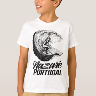Nazaré Portugal Surfing Surfer Surf Wave T-Shirt