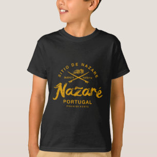 Nazare Portugal Surfing Vintage Retro T-Shirt