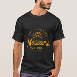 Nazare Portugal Surfing Vintage Retro T-Shirt