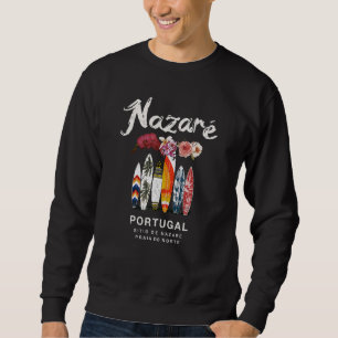 Nazare Portugal Surfing Vintage Sweatshirt