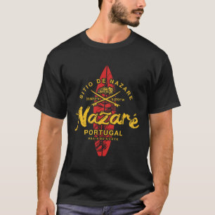 Nazare Portugal Vintage Surfing _1 T-Shirt