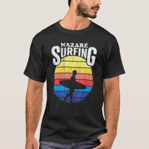 Nazare Surf Surfing Portugal Souvenir Surfer T-Shirt