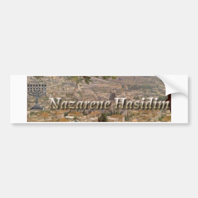 Nazarene Hasidim Bumper Sticker (Front)