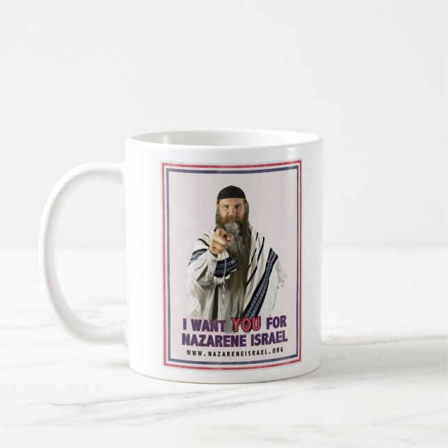 Nazarene Israel  Uncle Norman Mug (Left)