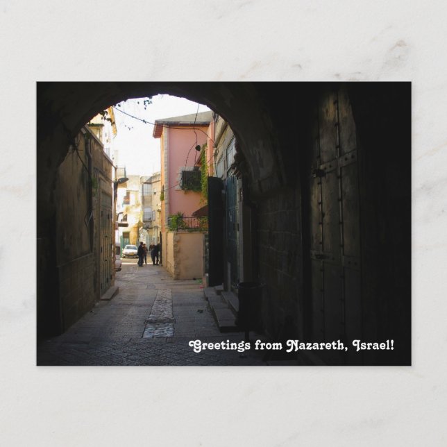 Nazareth Street View Postcard (Front)
