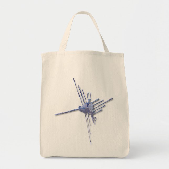 Nazca Hummingbird glass tote Bag (Front)