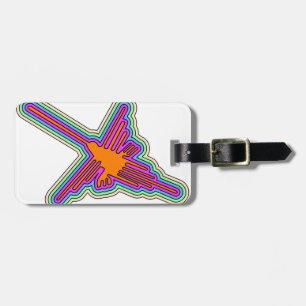 Nazca Hummingbird Peru Drawing Luggage Tag