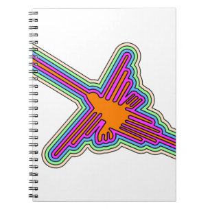 Nazca Hummingbird Peru Drawing Spiral Notebook