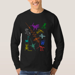 Nazca Lines  Ancient Astronaut South America Peru  T-Shirt