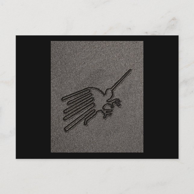 NAZCA LINES BIRD NAZCA LINES ART Geoglyphs Ancient Postcard (Front)