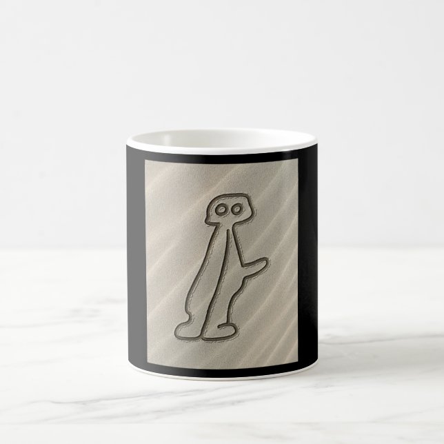 NAZCA LINES HUMAN NAZCA LINES ART Geoglyphs Coffee Mug (Center)