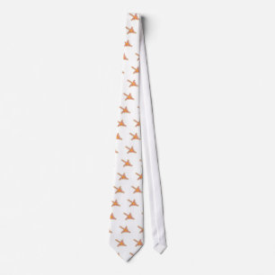 Nazca Lines Hummingbird With Wrinkled Paper Effect Tie