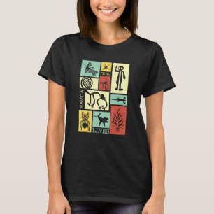 Nazca Lines  Peru Geoglyph Monkey Astronaut Spider T-Shirt