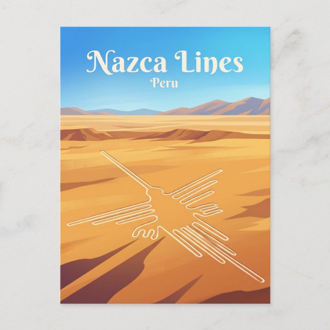 Nazca Lines Peru Postcard (Front)