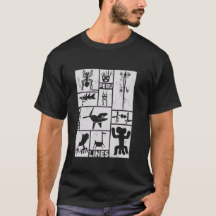 Nazca Lines  South America Ancient Astronaut Peru  T-Shirt
