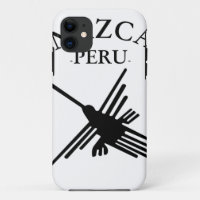 Nazca Peru Hummingbird With Curved Text