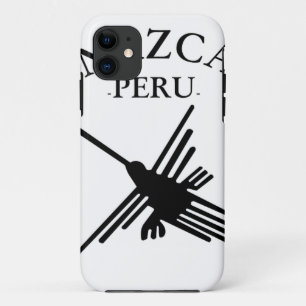 Nazca Peru Hummingbird With Curved Text Case-Mate iPhone Case