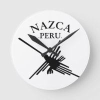 Nazca Peru Hummingbird With Curved Text