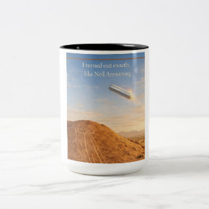 Nazca Spider Two-Tone Coffee Mug