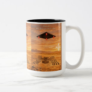 Nazca Spider Two-Tone Coffee Mug