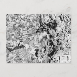 Nazi Railroad Yards Bombed in Operation Strangle Postcard