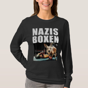 Nazis Boxing Demo Against Right And Violence With T-Shirt