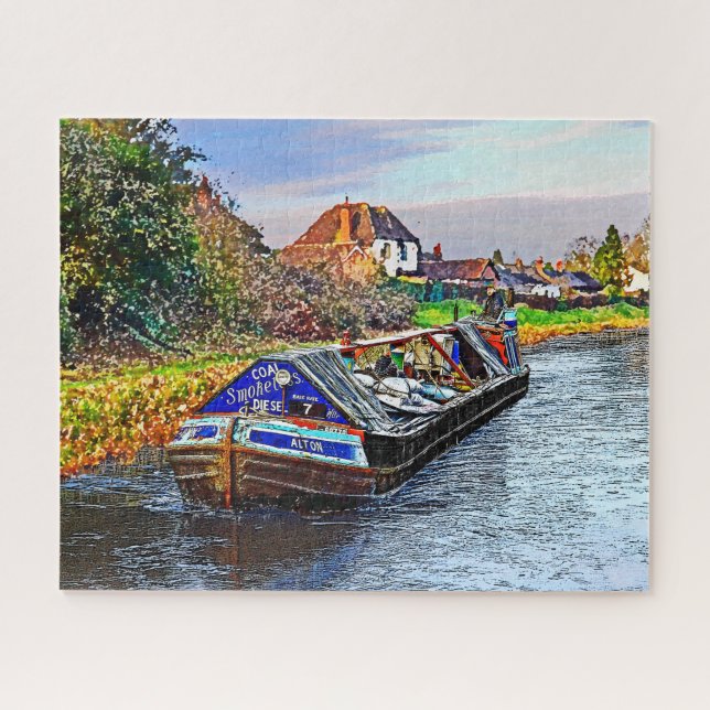 NB Alton 'The Coal Boat' Jigsaw Puzzle (Horizontal)