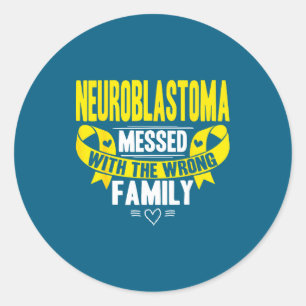 Nb Awareness Gift For Neuroblastoma Classic Round Sticker