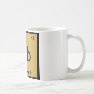 Nb - Neckbeard Meme Chemistry Periodic Table Coffee Mug