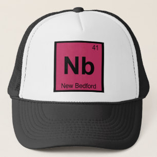 Nb - New Bedford Massachusetts Chemistry Symbol Trucker Hat