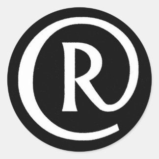 NB R-obase Classic Round Sticker