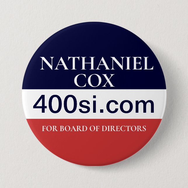 NBC BOD Campaign Button (Front)