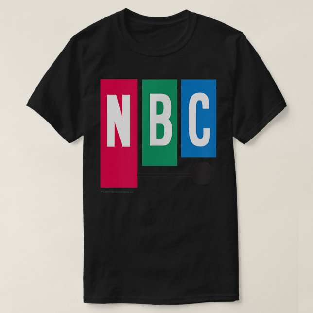 NBC Vintage 1954 Peacock Comfortable  T-Shirt (Design Front)