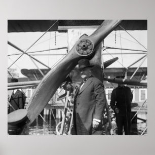 NC4 Airplane, 1918 Poster